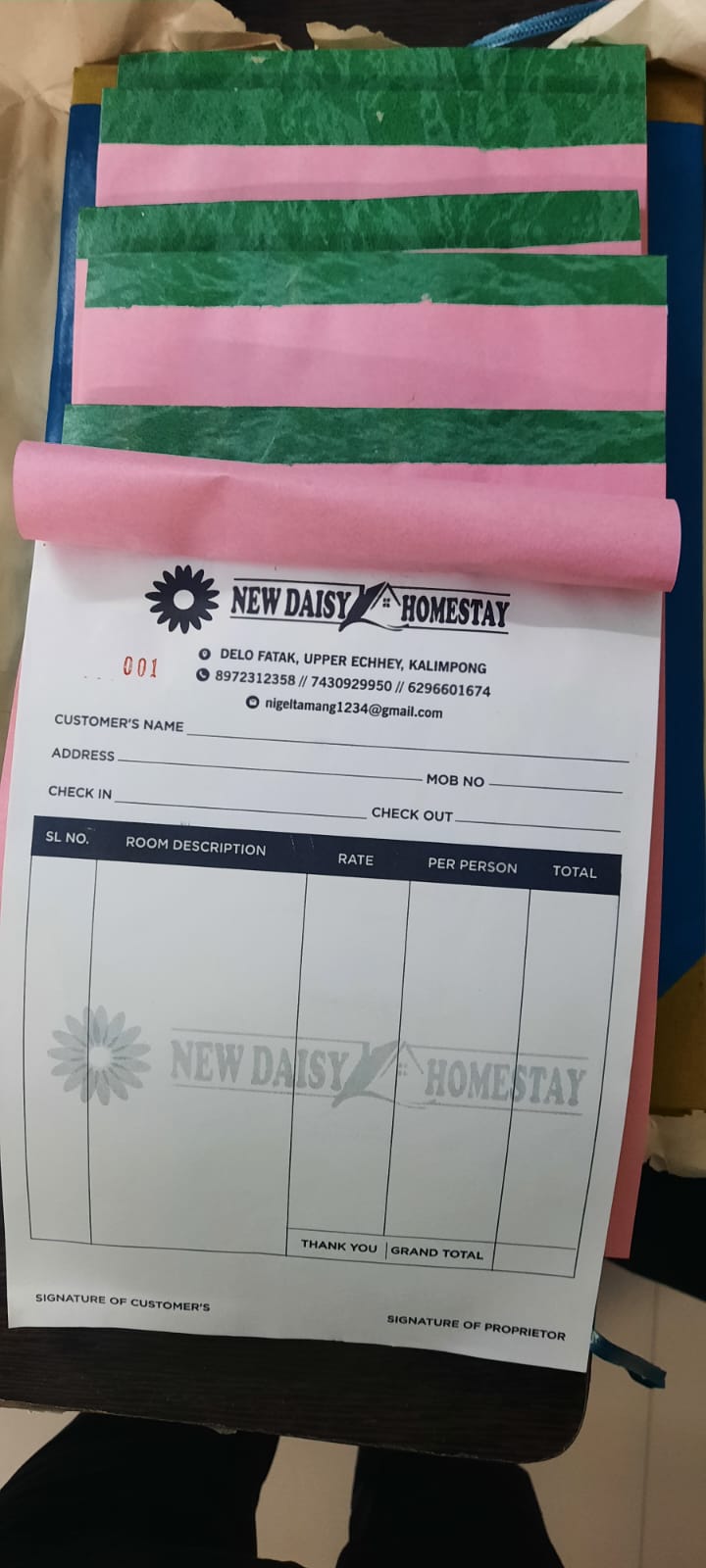 Bill Book – Siliguri Printing